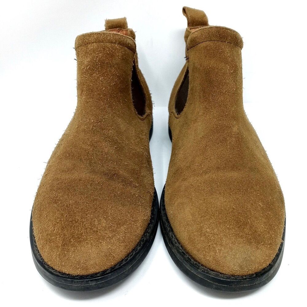 Polo Ralph Lauren Waterbury Oiled Suede Chelsea Boots Men's Size 9.5 - Picture 3 of 11